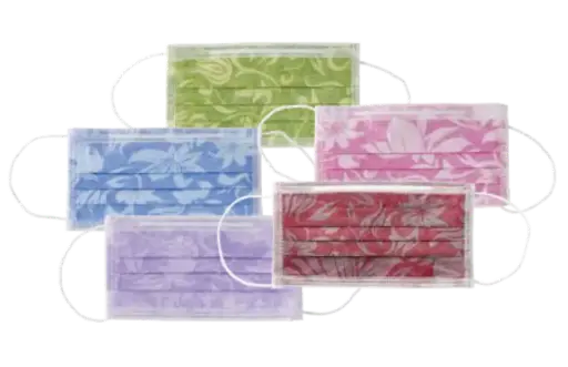 [WEB-049] Monoart Face Masks Protection Floral